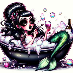 Gothic Mermaid Bubble Bath