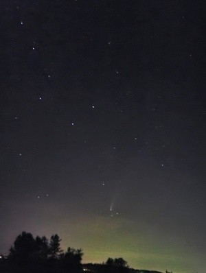 Big Dipper and NEOWISE  Comet