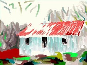 Pintura Digital dos Ciclos Construtivos -Lodrina 