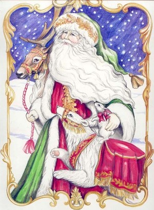 Santa and friends