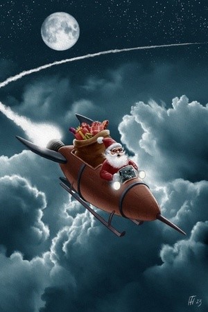 Rocket Santa