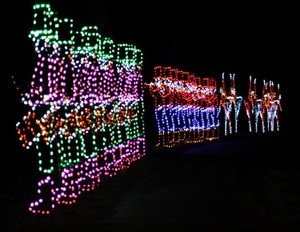 12 drummers drumming display