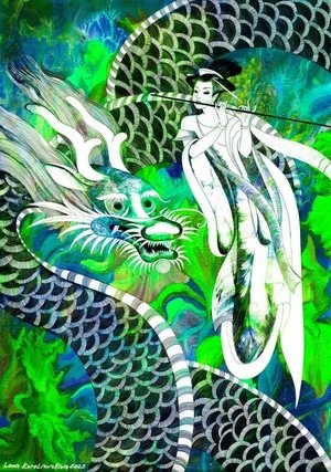 Flowering of life, neutralizing the power of chthonic beings