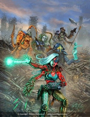 Cover Art for The Mutant Epoch RPG Expansion Rules