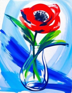 Rose in Vase