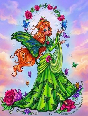 Springtime Fairy In Bloom