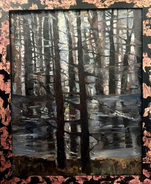 Sunrise. Early spring 