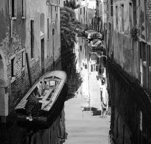 venice black and white