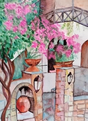 Greek yard