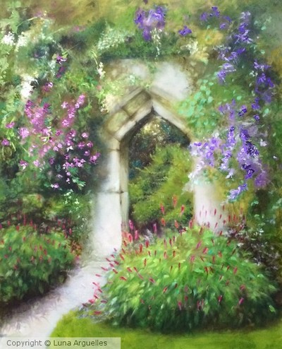 “The Garden at Suderley Castle”