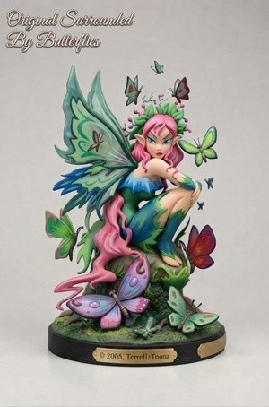 Original Surrounded By Butterflies