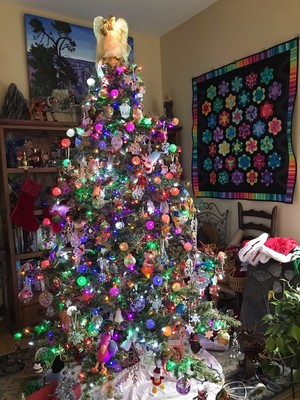 Christmas Tree & Tracy's Quilt