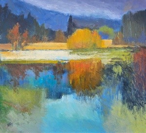 Reflections 24×22 oil