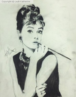 Audrey Hepburn Charcoal Pencils