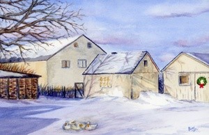 Ty Llwyd Farm at Christmas