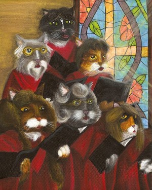 Cat Art - Gospel Church Choir