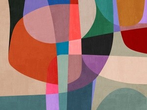 Geometric Overlapping Shapes