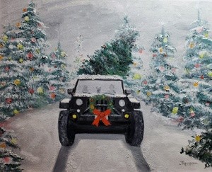 Hunter's Christmas Jeep