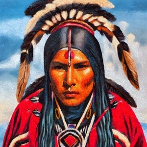 Young Native American man