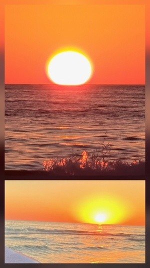 MY SON TERRY SENT ME HIS PHOTOS, SUNSET IN FLORIDA.  HIS VACATION.