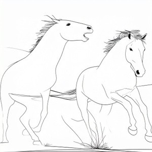 Horse sketch-1
