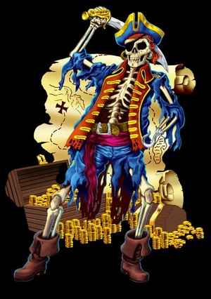 skeleton pirate