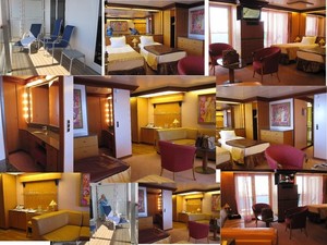 Carnival Legend Room Collage