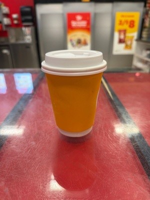 Morning Coffee Before the Lottery Tickets are displayed.