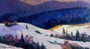 Mountain winter expanses