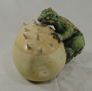 Cracked Dinosaur Egg #4B