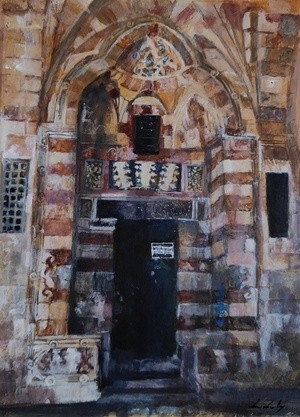 Madrasa al-Ashrafiyya  oil by Laboy Lea