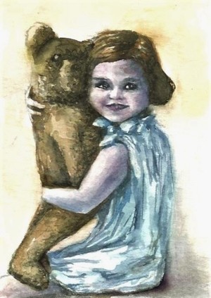 Girl and Bear