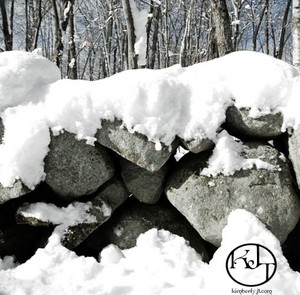 Rock Wall in Winter