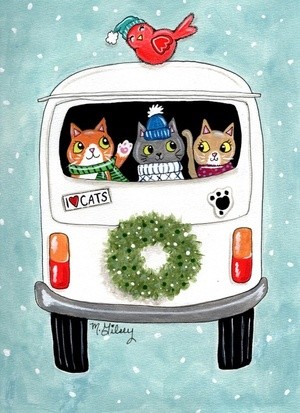 Winter Cat Ride