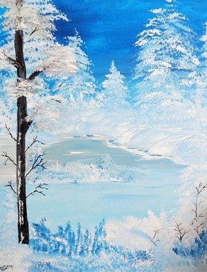 Beautiful Chilly Winter Painting # 204
