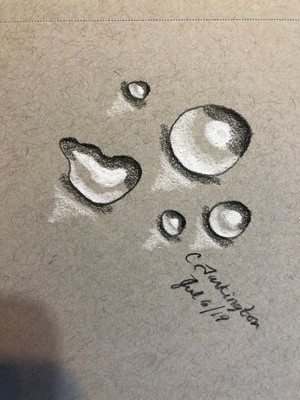 Water drops on Toned Paper2
