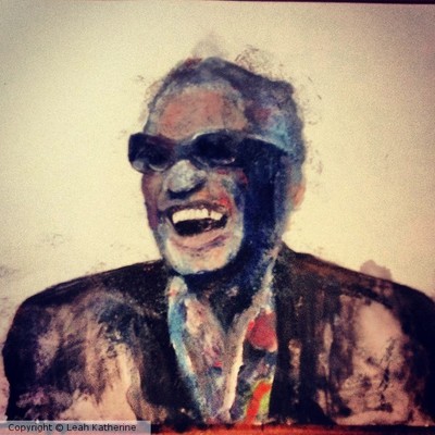 ray charles watercolor