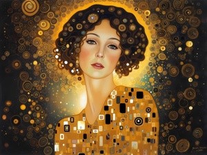Gold-Inspired Portrait of Woman