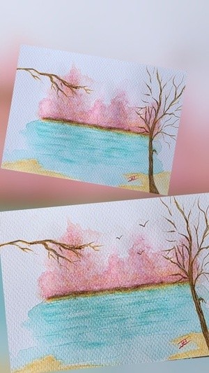 With and without little birds.