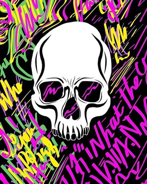 ?? ?? ?? ??????????
#skull #skulltattoo #skullart #pop #popart #colorful #psycho #logo #skulllogo #