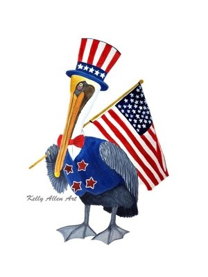 Patriotic Pelican