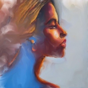 Woman's Profile Portrait