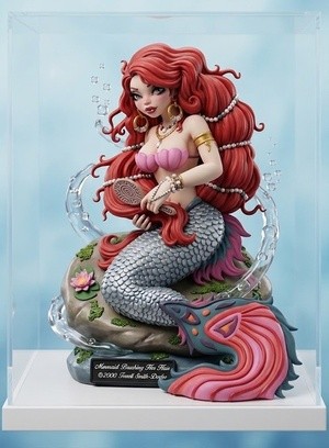 A Mermaid Brushing Her Hair