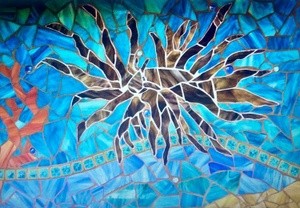 Mosaic backsplash