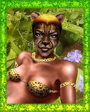 Afrocentric Beautiful Cheetah