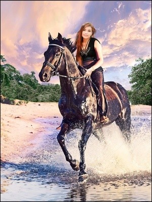 Horst Pfrommer, Calw, Altburg, Spindlershof, Horse