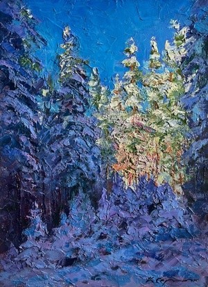 Winter in the forest