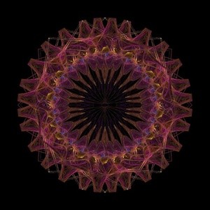 Rainbow Yarn Mandala