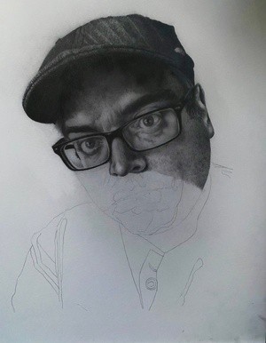 The Tramp (A Self Portrait) WIP 6