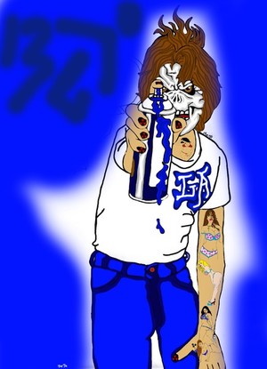 blue